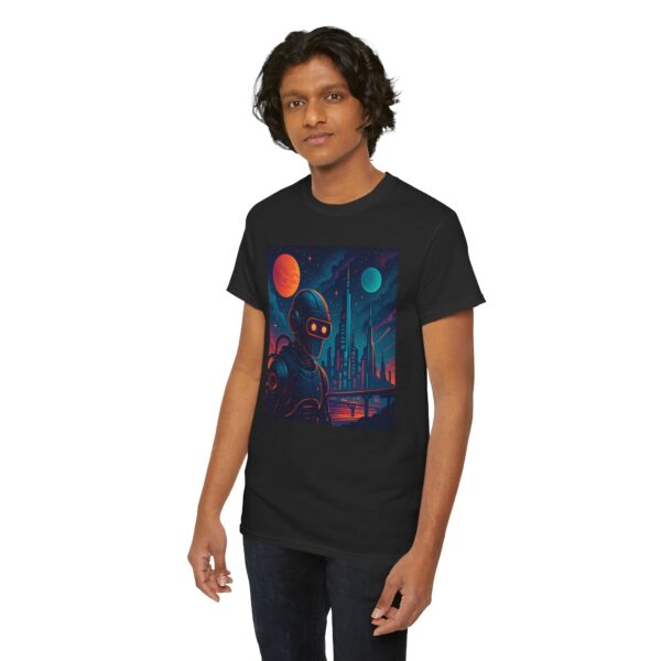 Lonely Robot Tee, Retro Sci-Fi Shirt - Image 3