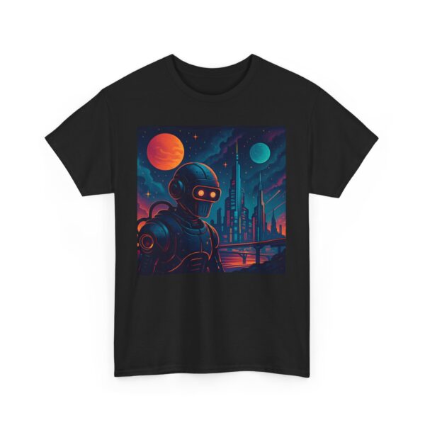 Lonely Robot Tee, Retro Sci-Fi Shirt